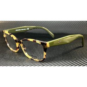 Prada Havana Rectangle Women's Eyeglasses